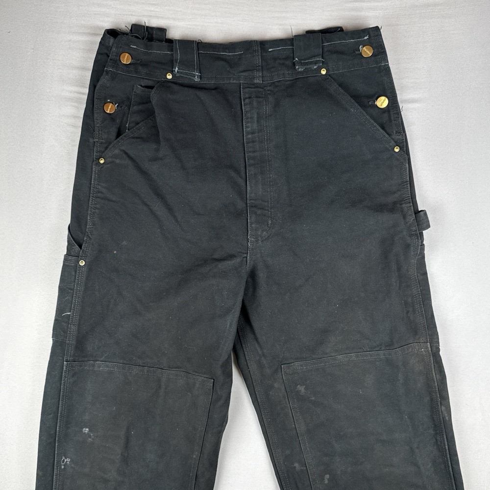 Carhartt Reworked Double Knee Pants 33x33 From Overalls Distressed Workwear